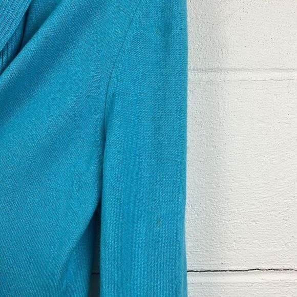 Lily Pulitzer women’s ruffle open front lightweight cashmere blend cardigan - Picture 3 of 7